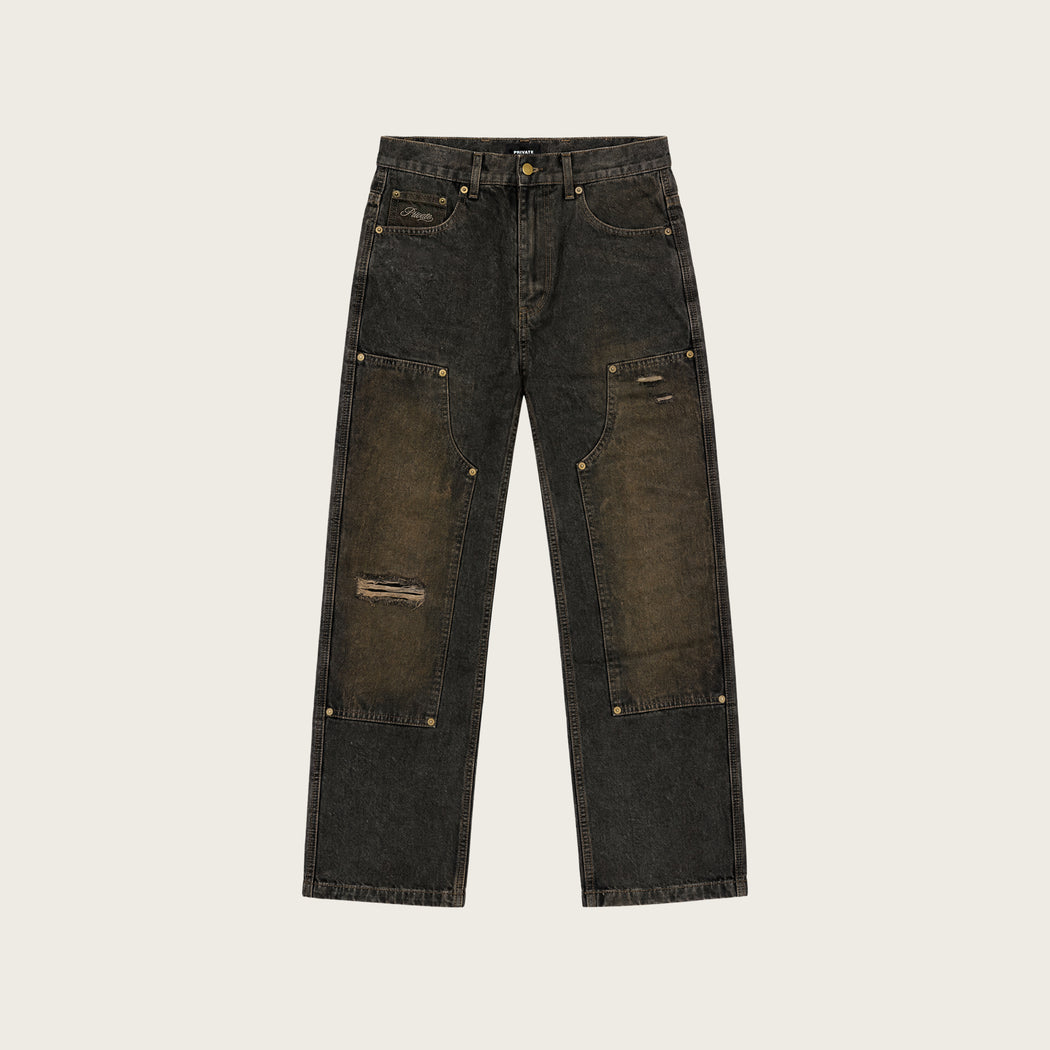 DOUBLE KNEE DENIM